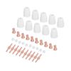 40pcs Plasma Cutting Torch Consumables Kit Plasma Cutting Torch Parts for PT31LG40CUT40