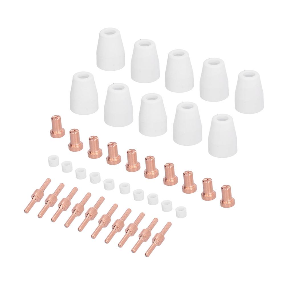 40pcs Plasma Cutting Torch Consumables Kit Plasma Cutting Torch Parts for PT31LG40CUT40