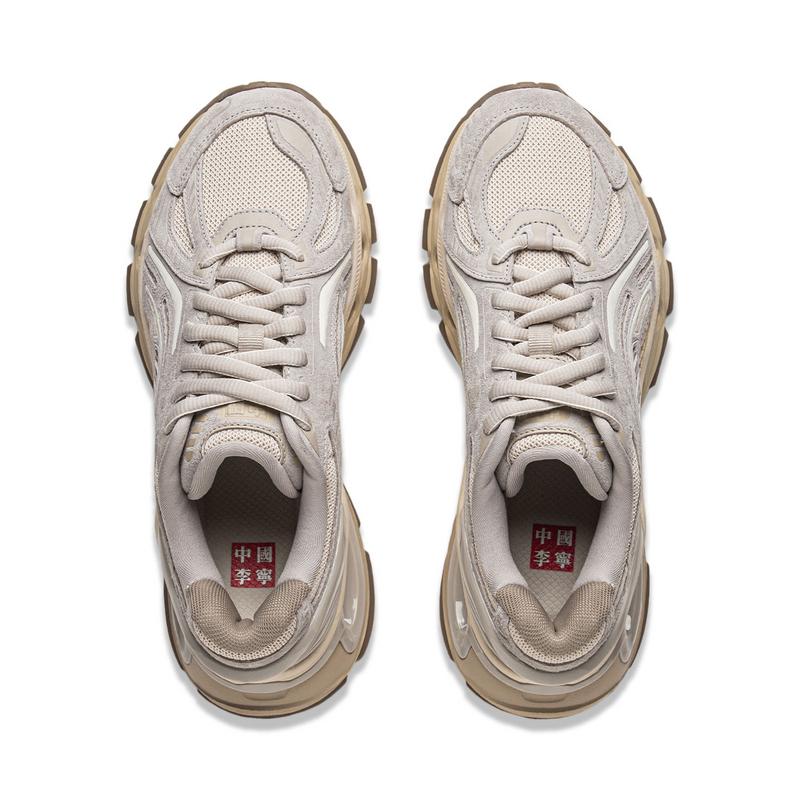 Li Ning Furious Rider BOW Casual Shoes Women's Dune Khaki AZGU064-1