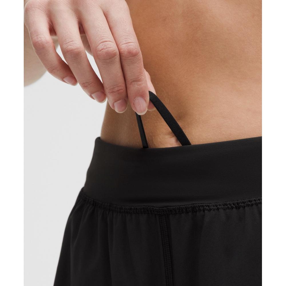 Lululemon Fast And Free High Rise Classic Fit Split Short 3  Black