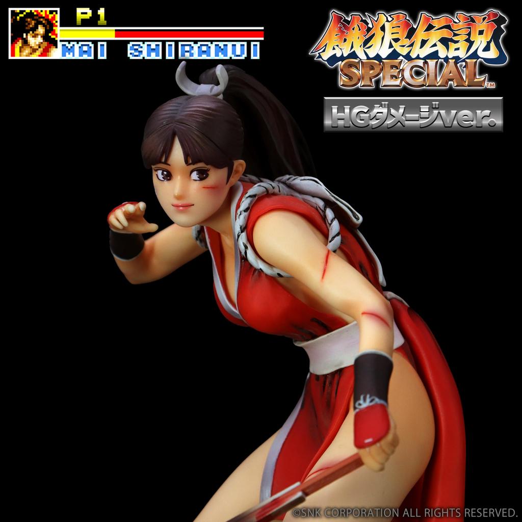 STUDIO24 THE KING OF Fatal Fury Mai Shiranui Damage 160mm PVC ABS Painted Complete Figure COLLECTORS'24 (HG Ver.) Approx. &