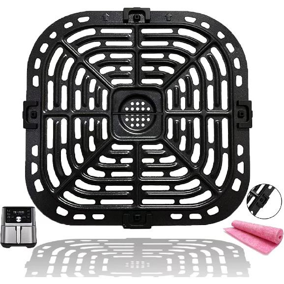 6QT Air Fryer Rack for Instants Pot Vortex Plus 6QT XL Air Fryers, Premium Air Fryer Grill Crisper Plate Pan Tray Grate Shelf Grid for Instants