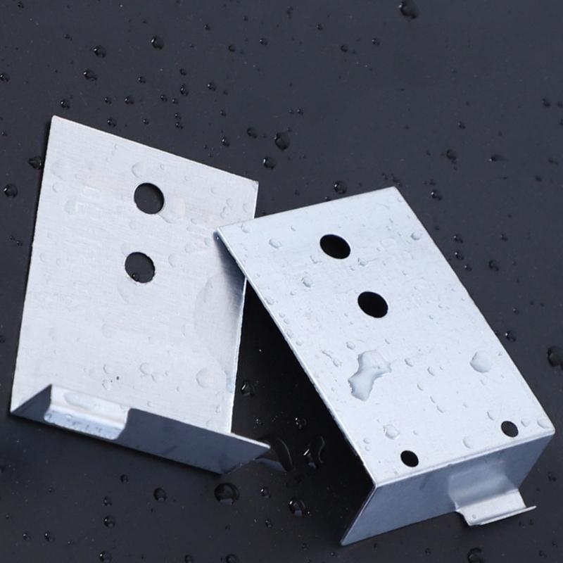 100Pcs Door Installation Fixing Pieces Wood Door Frame Corner Assistant Bracket Heavy Duty Stainless Steel Mounting