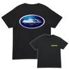 Devils Island Letter Print T-Shirt Men Women Loose Fit Casual Streetwear Short Sleeve Tee