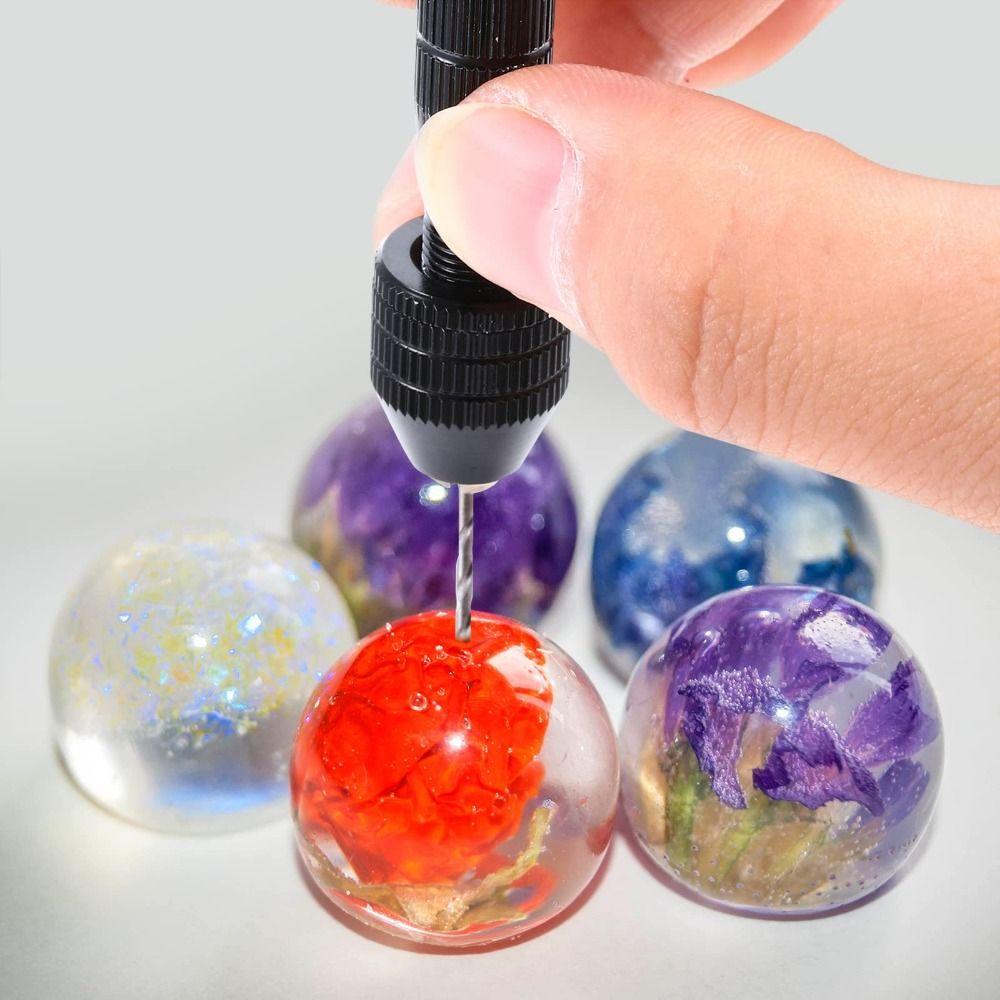 Micro Twist Hole Maker 0.6-3mm Micro Drill Bits Mini Hand Drill Rotary Tool  Woodworking Model