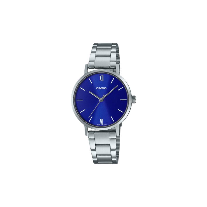 

Casio STANDARD Series Simple Fashion Quartz Movement Stainless Steel Strap Japanese and Korean Watch Women s Watch Blue Dial LTP-VT02D-2A синий
