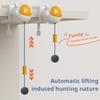 Cat Toy Automatic Lift Ball Interactive Pet Toys ABS Material Teaser Ball Bouncing Retractable Exercise Fun Home Indoor Play