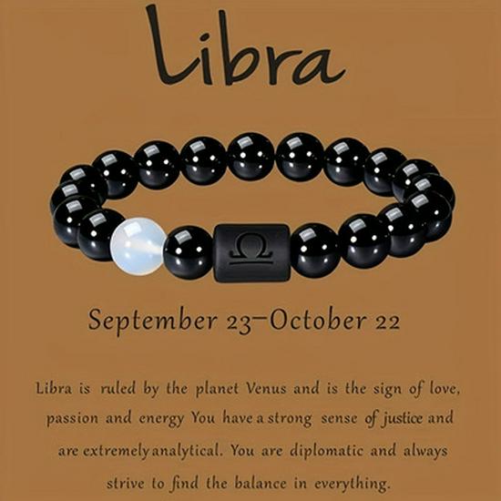 Pulsera de Ojo de Tigre y Piedra Pintada de las Doce Constelaciones