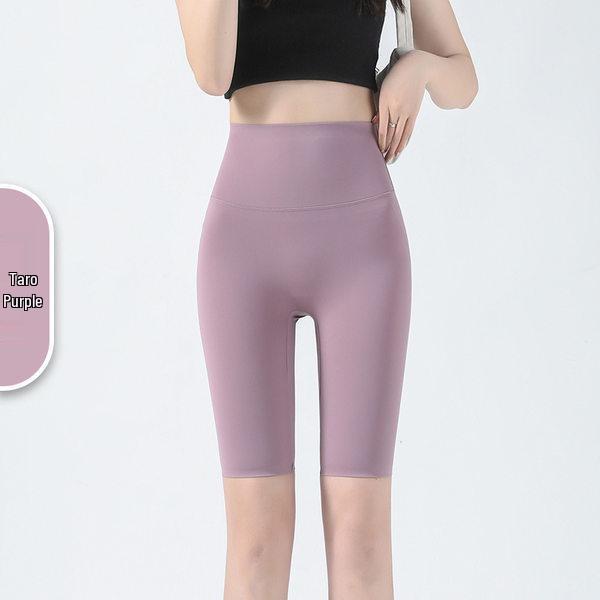 Dvipusės pilvą kontroliuojančios ryklio kelnės - Penkių kišenių klubų pakėlimo dviračių tamprės vasaros jogai ir fitnesui