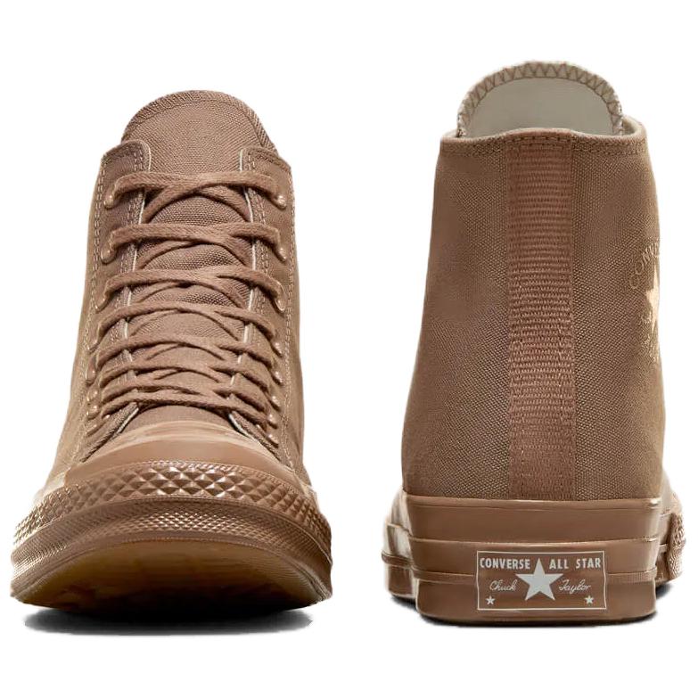 Converse Chuck 70 Pohodlné plátěné boty s vysokým svrškem Unisex tenisky Hnědé A09821C