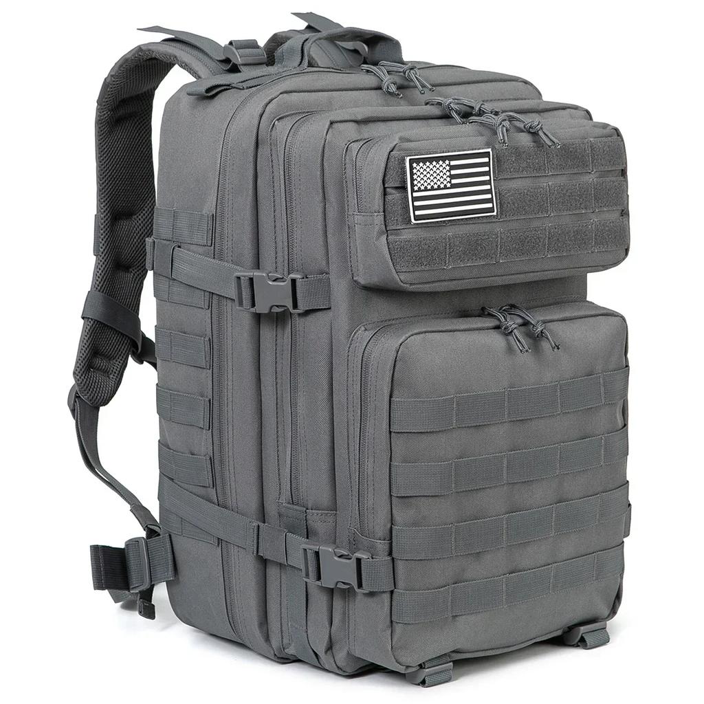 45L Taktischer Fitnessrucksack für Herren Damen Outdoor Training Molle Survival Tasche Wander Rucksack Trekking Camping Rucksack
