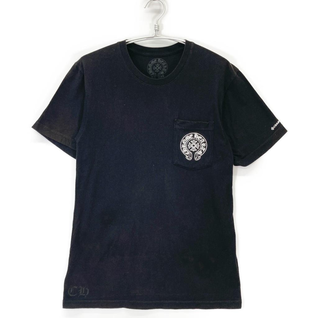 CHROME HEARTS Black T-shirt Tops M blackUsed