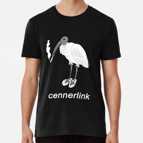 Cennerlink Ibis in black TShirt Made in Australia Unisex T-Shirt L