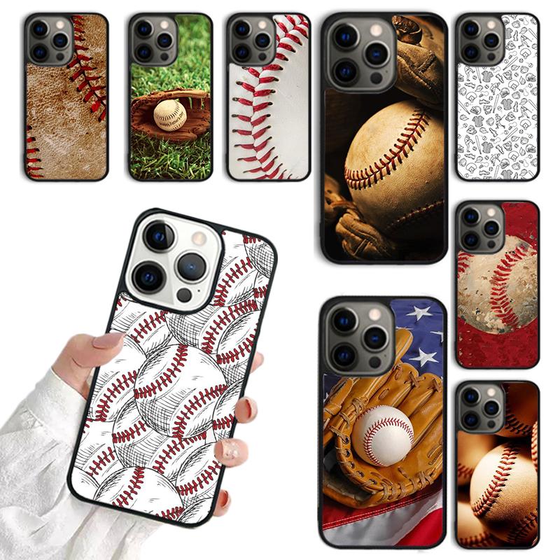 Love Baseball Sport Phone Case For iPhone 17 Air 14 13 12 16Pro Max 15 11 Plus Cover Shell Max coque
