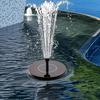 Solar-Powered Floating Fountain Pump Adjustable Water Feature for Outdoor Fish Pond Bird Bath Pond Garden (3 Sizes Available)