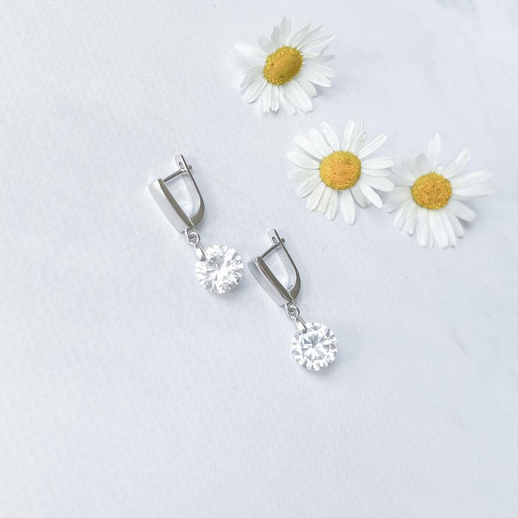 Silver Earrings with Cubic Zirkonia (2144564)
