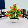 Fruit Oranges Faux Tree Potted Plant For Office Desk And Photography Background