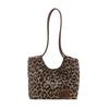 Large capacity leopard print autumn new tote bag women's commuter shoulder bag fashionable, casual and lightweight