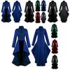 Gorgeous Women Vintage Medieval Tuxedo Gothic Tailcoat In Black Red Blue And Green