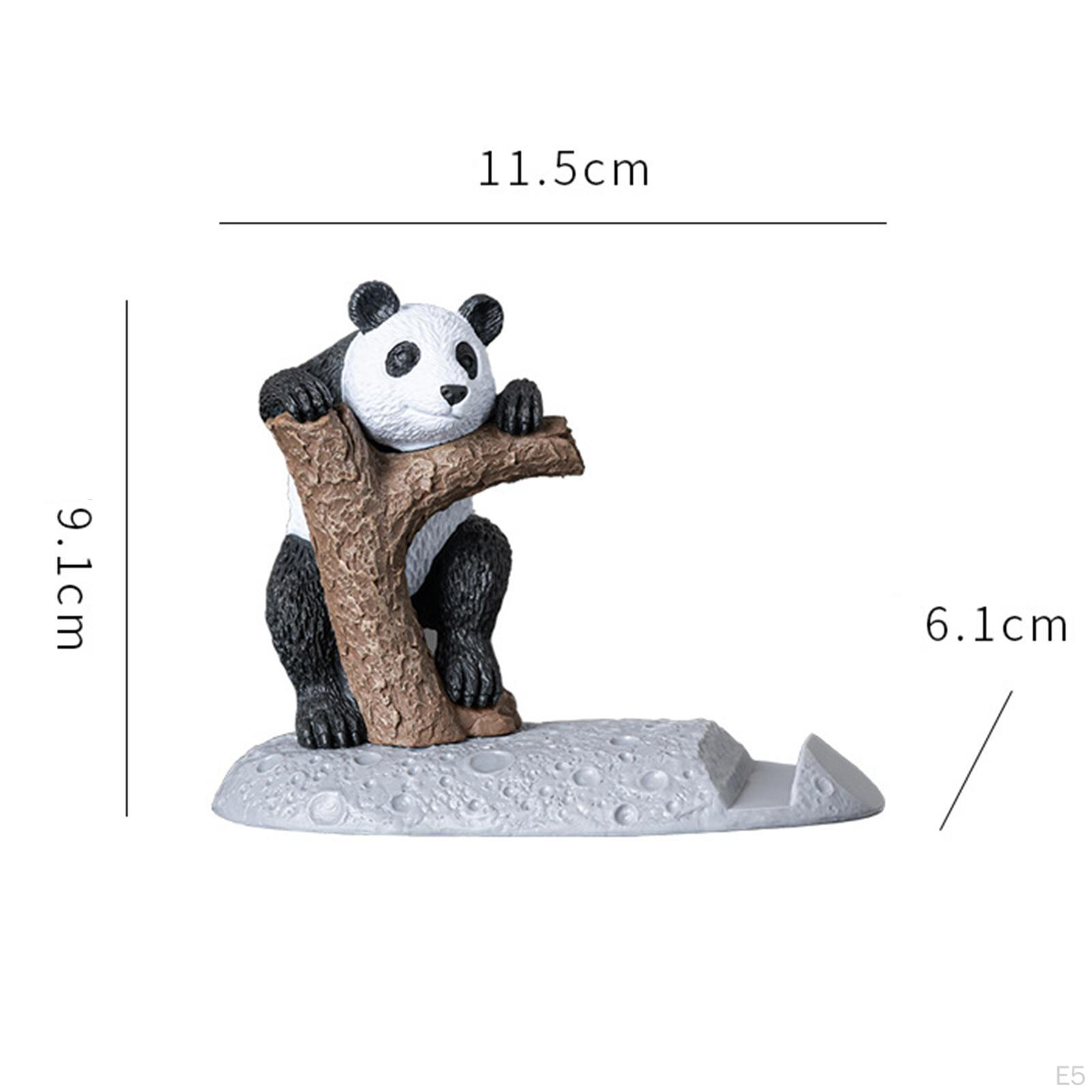 Очаровательная скульптура панды для домашнего декора или подарка With Base — фото 6