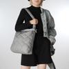 Stylish and simple plaid fluffy women's cotton bag, new literary and artistic fan commuter travel shoulder messenger bag