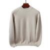 Cashmere sweater semi-turtleneck thickened sweater thermal knitted sweater new cashmere sweater men's