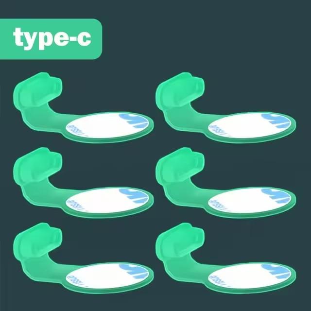 Luminous Dust Plug Anti Lost Charging Port Dustplug for iPhone iPad Samsung Ios Type C USB C Silicone Dustplug Cover for Apple