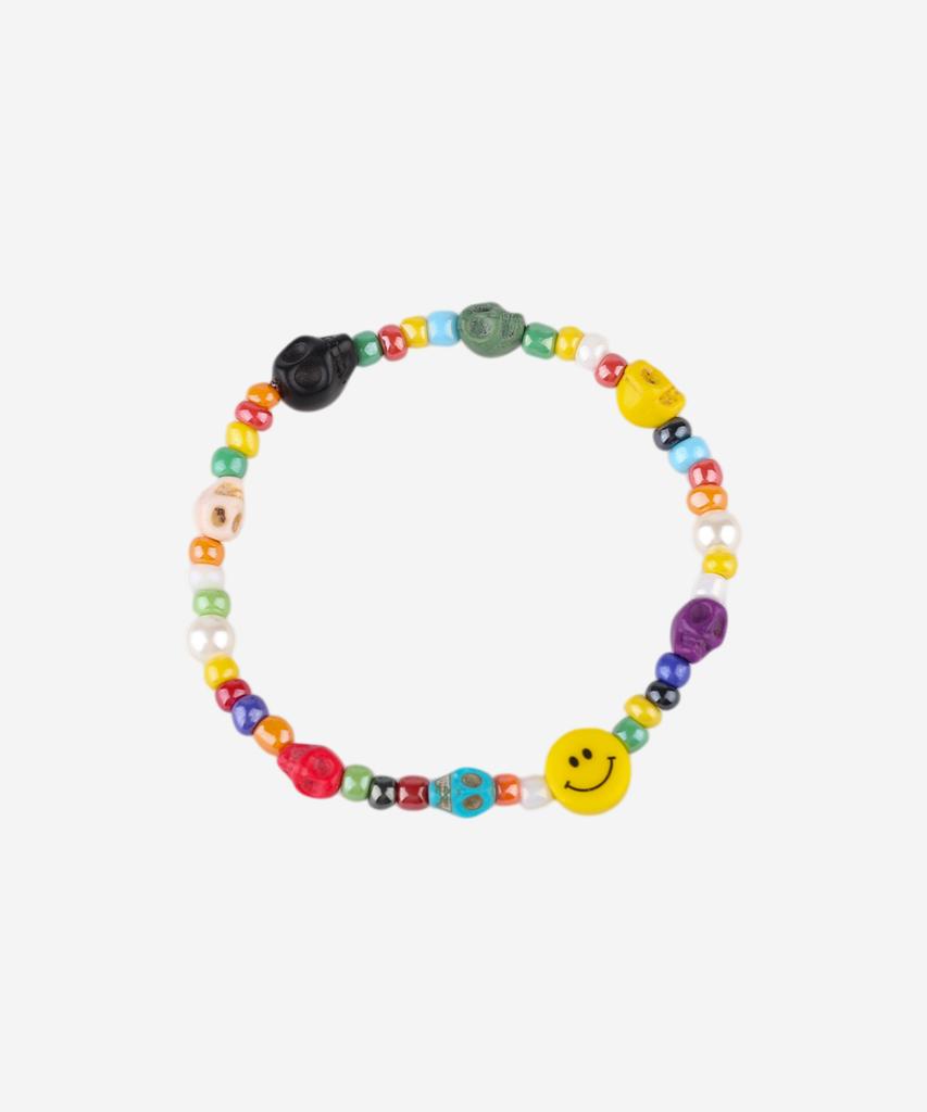 Silvertag Beb-26Ss2 Skull Charm Bead Bracelet