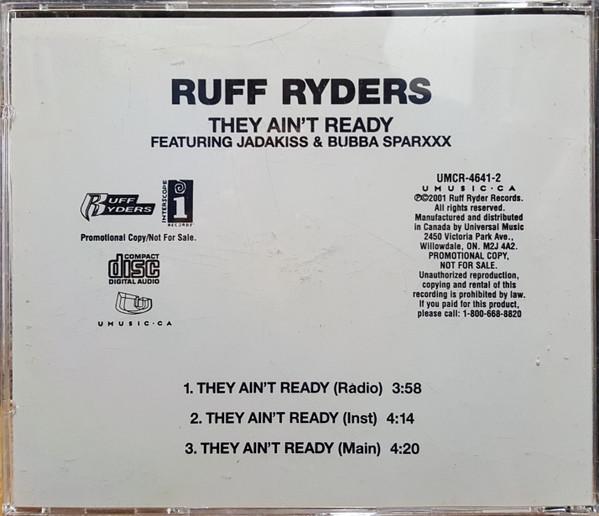 CD RUFF RYDERS JADAKISS BUBBA SPARX They Aint Ready UMCR46412 Ruff Ryders 2001 Канада Рэп Хип-Хоп R&B Б/у