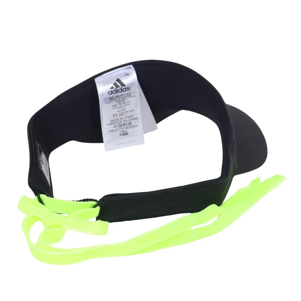 Adidas Golf Metal Logo Ribbon Visor Golf Black Women's Cap,