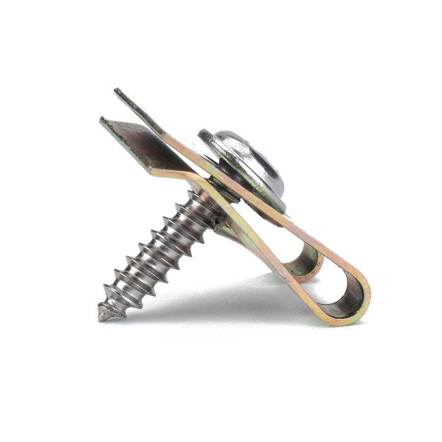 160 Pcs Car Motorcycle Speed No.6 Fastener U Nut M3*12 Clip Interior Trim Panel