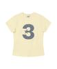 BAUF 3 Logo Dot Slim Fit T-Shirt [Yellow]