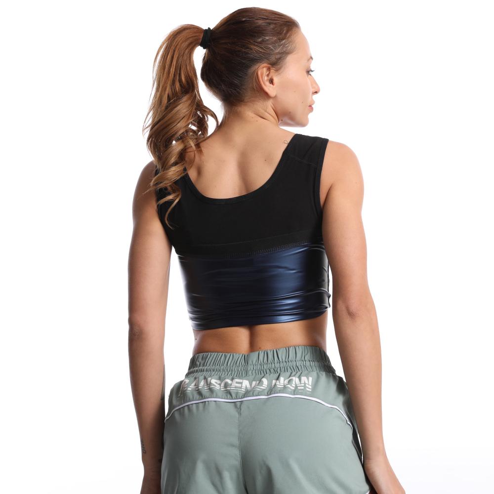 Heißer Schweiß Workout Tanktop Abnehmweste Sport Fitnessstudio Übung Fitness Dehnbar Für Frauen