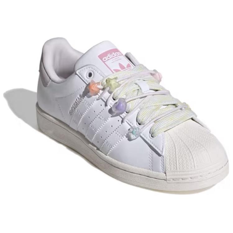 Adidas Originals Superstar Synthetic Leather Versatile Comfortable Simple Shock Absorbing Durable Low Top Lifestyle Casual Shoes Women Sneaker IF1802