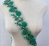 RM-802 Hot Sale Beaded Rhinestone Flower Lace Applique Trim Sewing Motif Embroidery