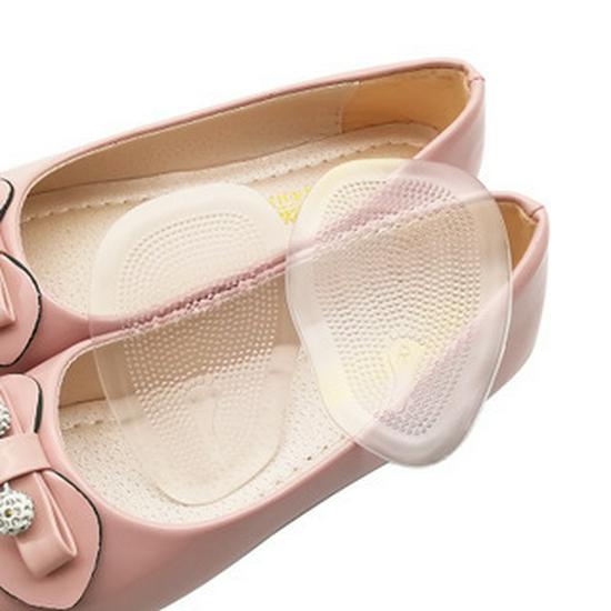 

Силиконовый гелевый валик для передней части стопы: Самоклеящаяся поддержка свода стопы против боли для сандалий и высоких каблуков