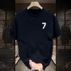 Mens American Heavy Weight Loose Pure Cotton Short Sleeve Casual Street Printed T Shirt