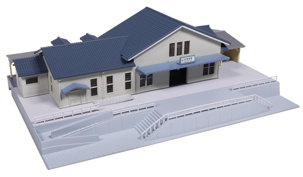 KATO N Gauge Suburban Station Diorama Building, Monotone, Supplies, 23-211D