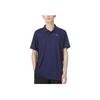 Puma Solid Color Pullover Polo Shirt Men Tops Blue 521772-06