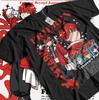 Jujutsu Kaisen Fushiguro Toji T-shirt Anime Horror Black Short Sleeve All Size
