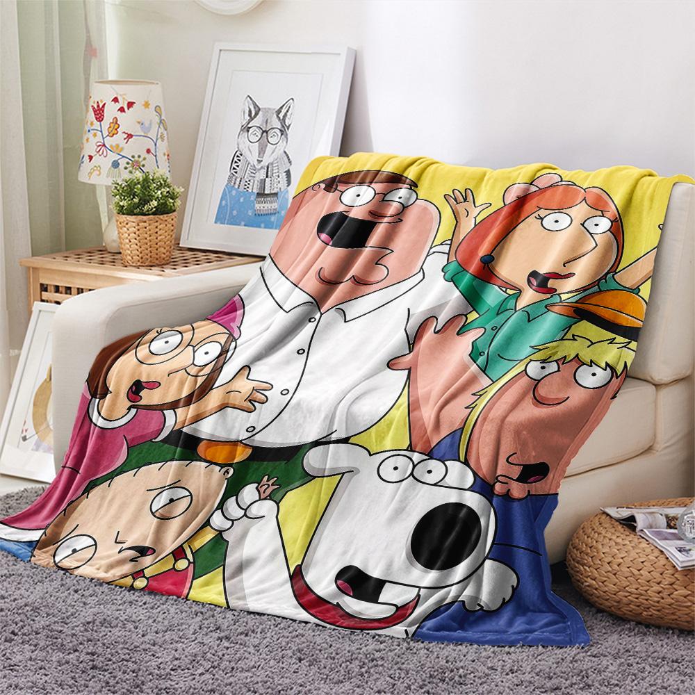 Family Guy2 Flannel Blanket, High quality Comfortable for All Seasons, Home Decor, Warmth and Comfort