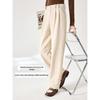 Xiangying Women's 2025 Winter Straight Wide-Leg Casual Pants
