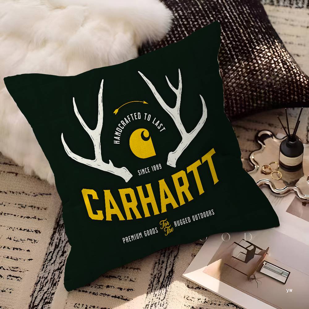 C-Carharttes Pillow Cushion Cover Pillowcase Living Room Sofa Home Decor Customized