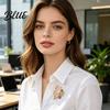 Anti-rust Brooch Zinc Alloy Pin Butterfly Shape Lapel Badge