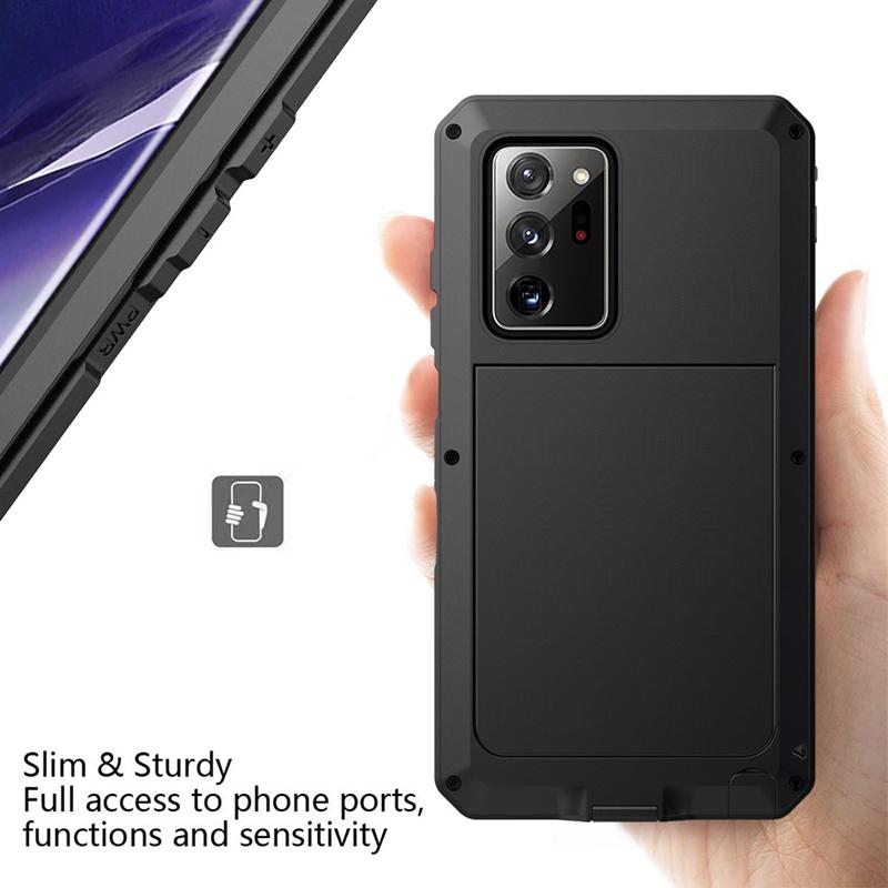 Luxury 360°Full Body Protection Metal Armor Shockproof 3-in-1 Bumper Phone Case For Samsung S25 Ultra S23 S21 S22 S24 Ultra Plus