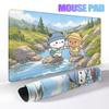 Cartoon BuBu DuDu Panda Kawaii Mauspads Gaming Computer Natürlicher Gummi Schreibtischunterlagen Gamer Büro Tastatur Niedlicher Kleiner Bär Teppich