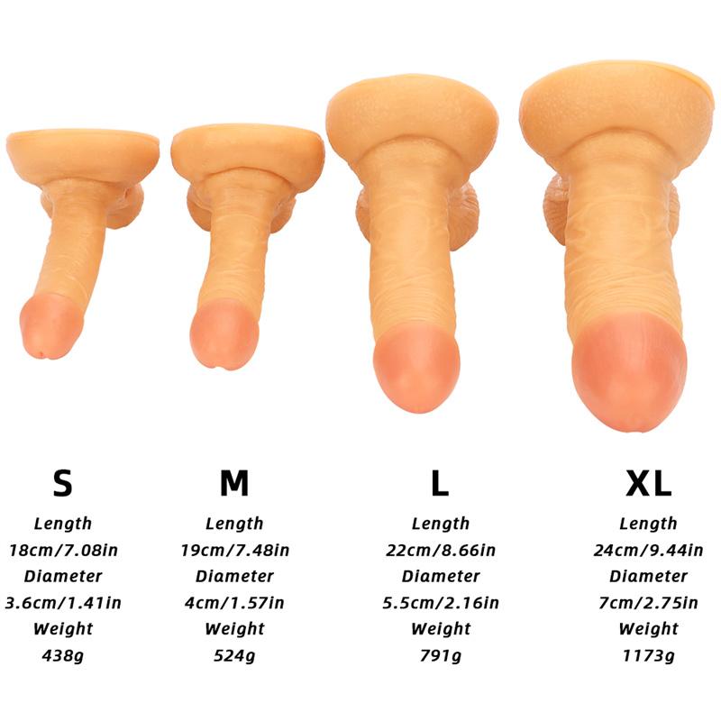 4 modely super dlouhého a velkého simulačního dilda Simulace penisu dildo pro dospělé