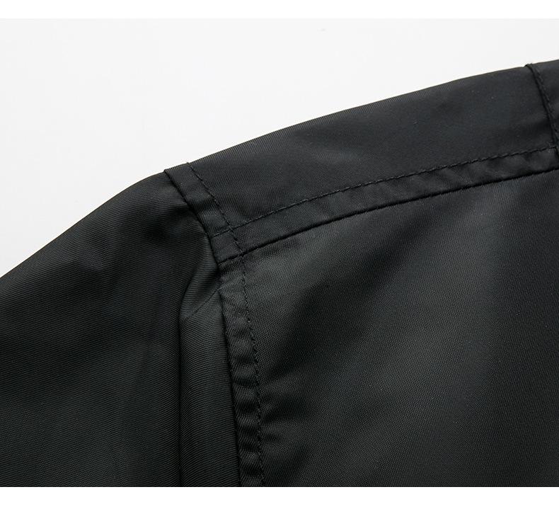 Pánská sportovní bunda s vysokým límcem ve velkých velikostech, jarní a podzimní, volného střihu ve stylu baseballové bundy