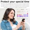 Smartwatch Multifunctional Screenless Wristband with Body Temperature Health Monitoring Call Alerts Waterproof Sports Bracelet