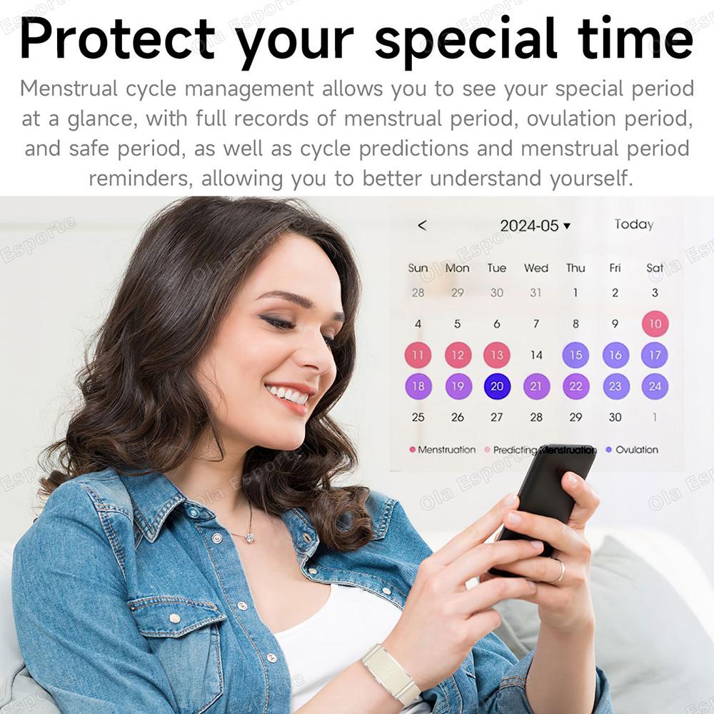 Smartwatch Multifunctional Screenless Wristband with Body Temperature Health Monitoring Call Alerts Waterproof Sports Bracelet